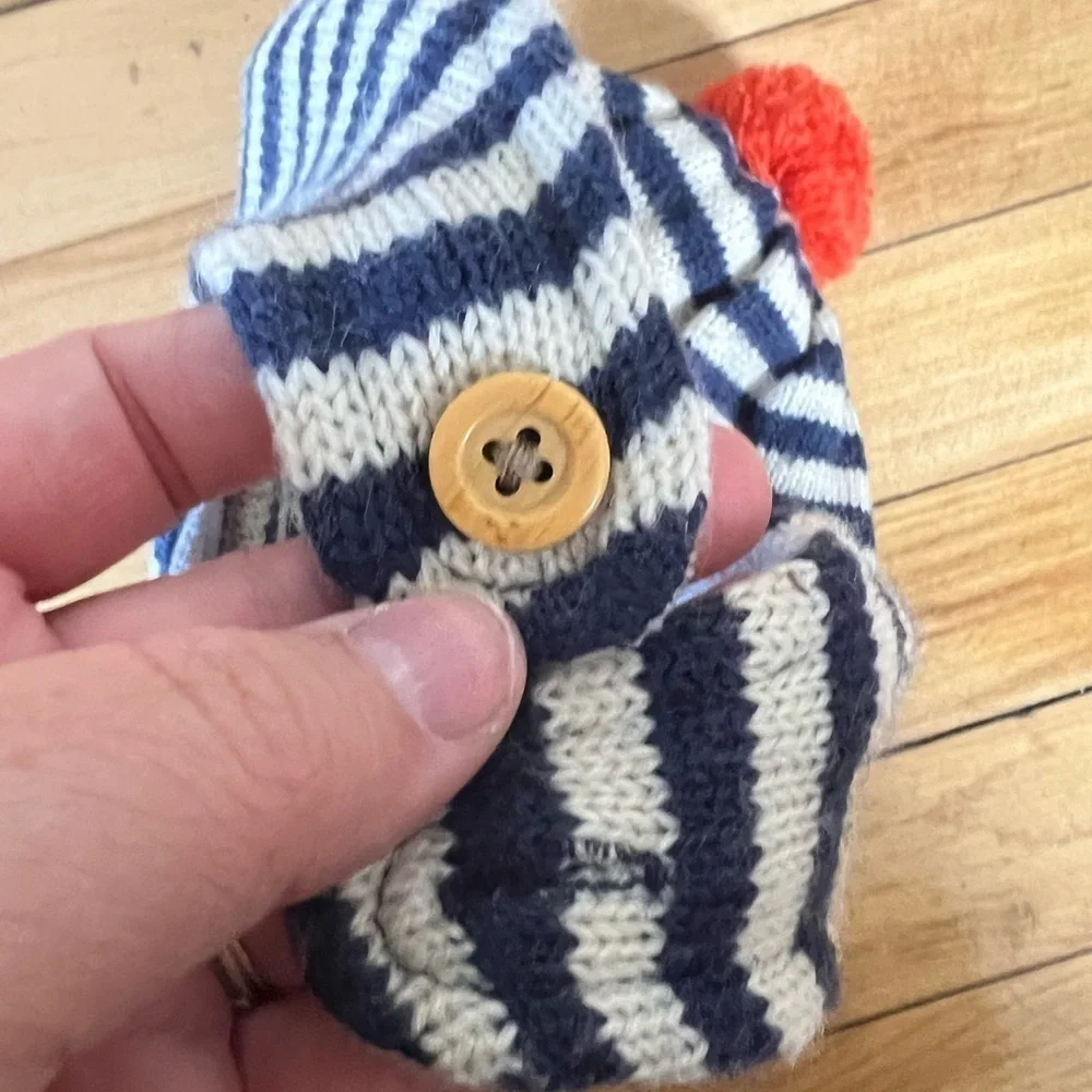 Baby Boden striped‎ car knit hat